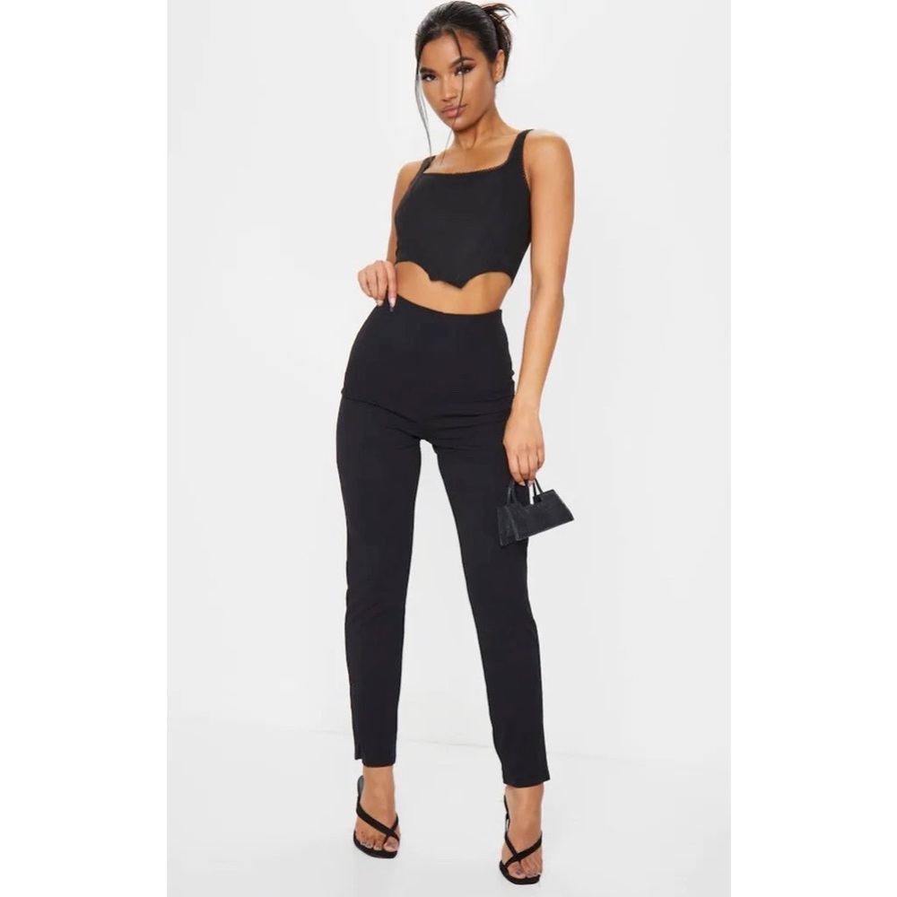 NEW Black Slim Leg Crepe Pants